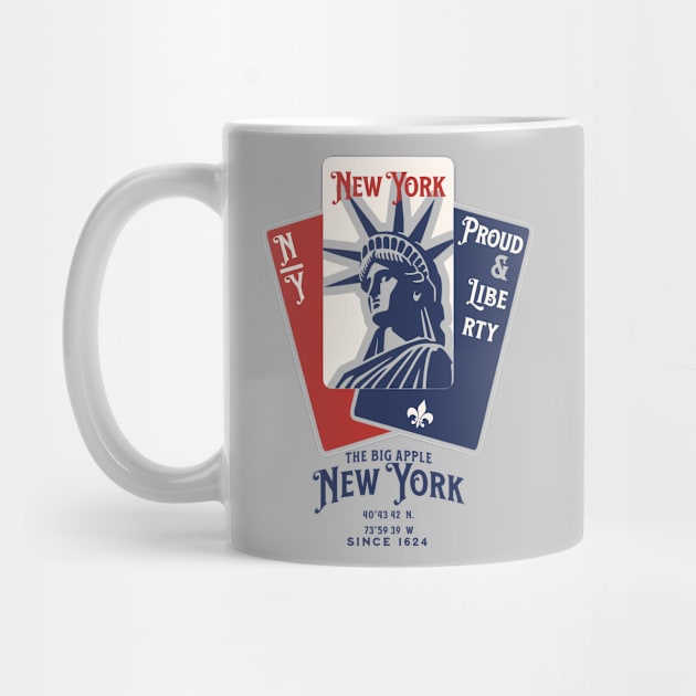 New york playing cards graphic. by unremarkable